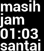 Jam Indonesia Santai