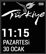Turkiye Digital WatchFace