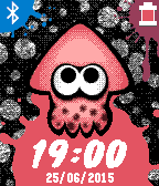 Splatoon Squid Watchface