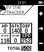 Pokemon EV Counter / Tracker