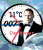 James Bond Analog with Weather