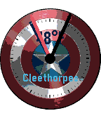 Captain America Shield Fahrenheit Analog
