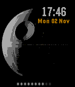 Star Wars Death Star Animated with Time, Date & Battery