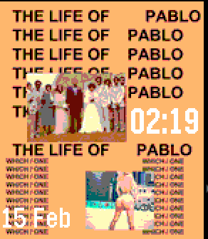 The Life Of Pablo - Kanye West Watchface