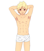 Anime Boy Shirless